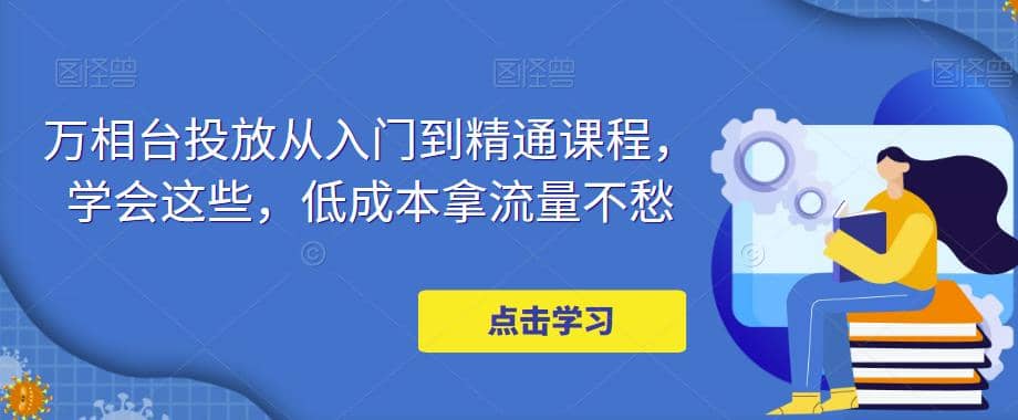 万相台投放·新手到精通课程，学会这些，低成本拿流量不愁-星河网创
