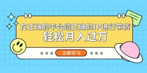 在正确的平台蹭正确的IP进行带货-星河网创