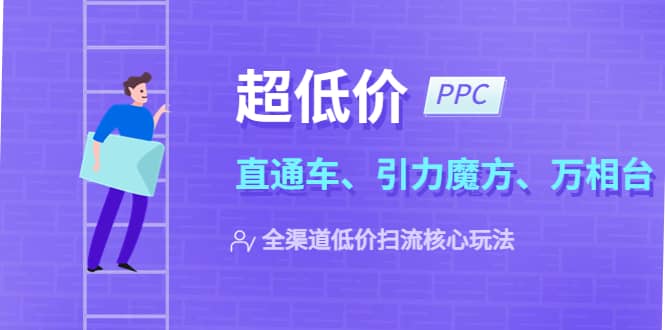 2023超低价·ppc—“直通车、引力魔方、万相台”全渠道·低价扫流核心玩法-星河网创