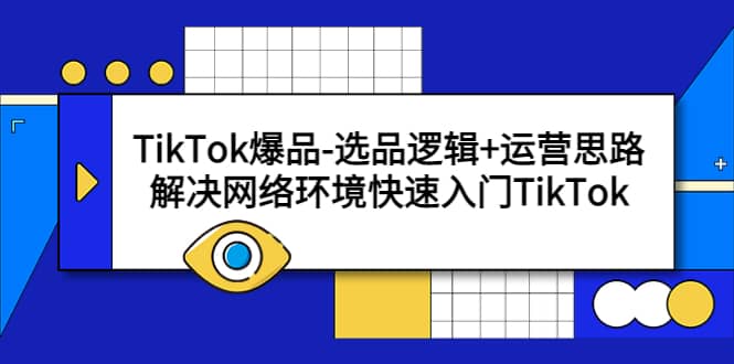 TikTok爆品-选品逻辑+运营思路：解决网络环境快速入门TikTok-星河网创