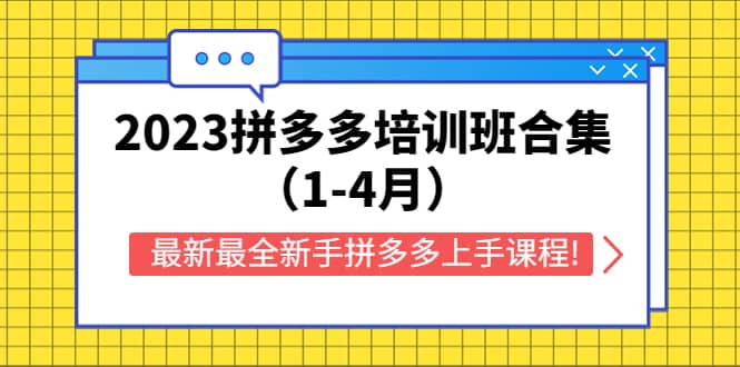 2023拼多多培训班合集（1-4月），最新最全新手拼多多上手课程!-星河网创