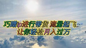 巧蹭ip进行带货，流量起飞，让你轻松月入过万-星河网创