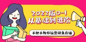 2023版0-1从基础到进阶，手把手教你运营闲鱼店铺（10节视频课）-星河网创