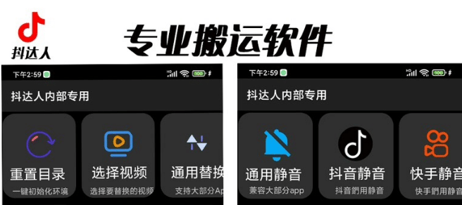 对外收费699抖音傻瓜式一键搬运，起号专用5分钟一个视频《软件+详细教程》-星河网创