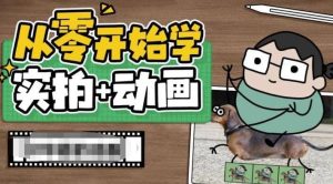 从零开始学实拍加动画，实拍加动画创意教程（49节视频课）-星河网创