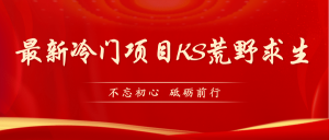 KS荒野求生玩法比较冷门好做（教程详细+带素材）-星河网创