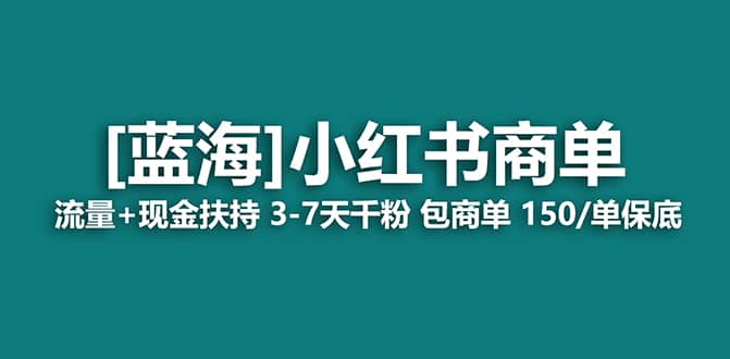 2023蓝海项目【小红书商单】流量+现金扶持,快速千粉,长期稳定,最强蓝海-星河网创