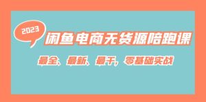 闲鱼电商无货源陪跑课，最全、最新、最干，零基础实战！-星河网创
