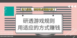 某付费文章：研透游戏规则 用适应的方式赚钱，这几段话 恐怕有点泄露天机了-星河网创