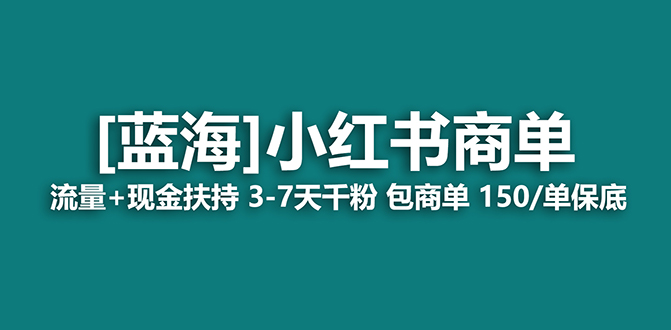 【蓝海项目】小红书商单项目，7天就能接广告变现，稳定一天500+保姆级玩法-星河网创