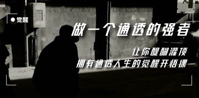 觉醒-做一个通透强者，让你醍醐灌顶，拥有通透人生，掌握强大的秘密-星河网创