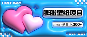 小红书膨胀壁纸项目玩法，女生最爱的壁纸，0门槛新手也可操作日入300+-星河网创