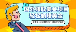 赚美金项目 用好这几个网站 轻松在家完成躺赚美金-星河网创