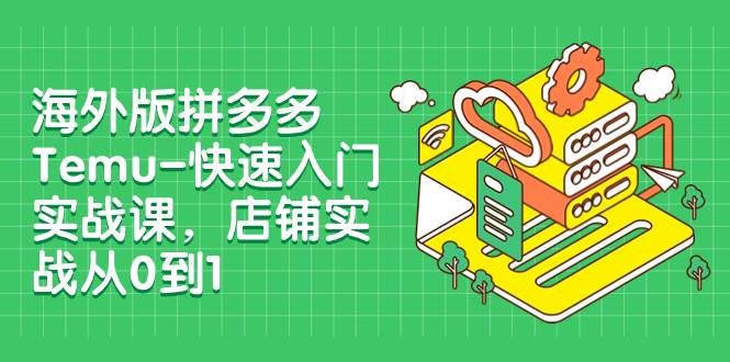 海外版拼多多Temu-快速入门实战课，店铺实战从0到1（12节课）-星河网创