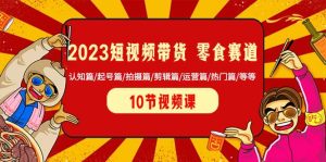 2023短视频带货 零食赛道 认知篇/起号篇/拍摄篇/剪辑篇/运营篇/热门篇/等等-星河网创