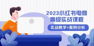 2023小红书-电商高级实战课程，实战教学+案例分析（38节课）-星河网创