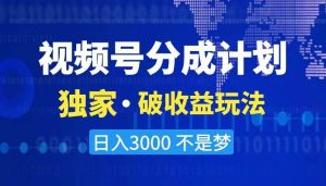 2024最新破收益技术，原创玩法不违规不封号三天起号 日入3000+-星河网创