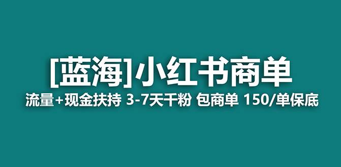 【蓝海项目】小红书商单！长期稳定 7天变现 商单一口价包分配 轻松月入过万-星河网创