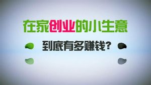 在家创业，日引300+创业粉，一年收入30万，闷声发财的小生意，比打工强-星河网创