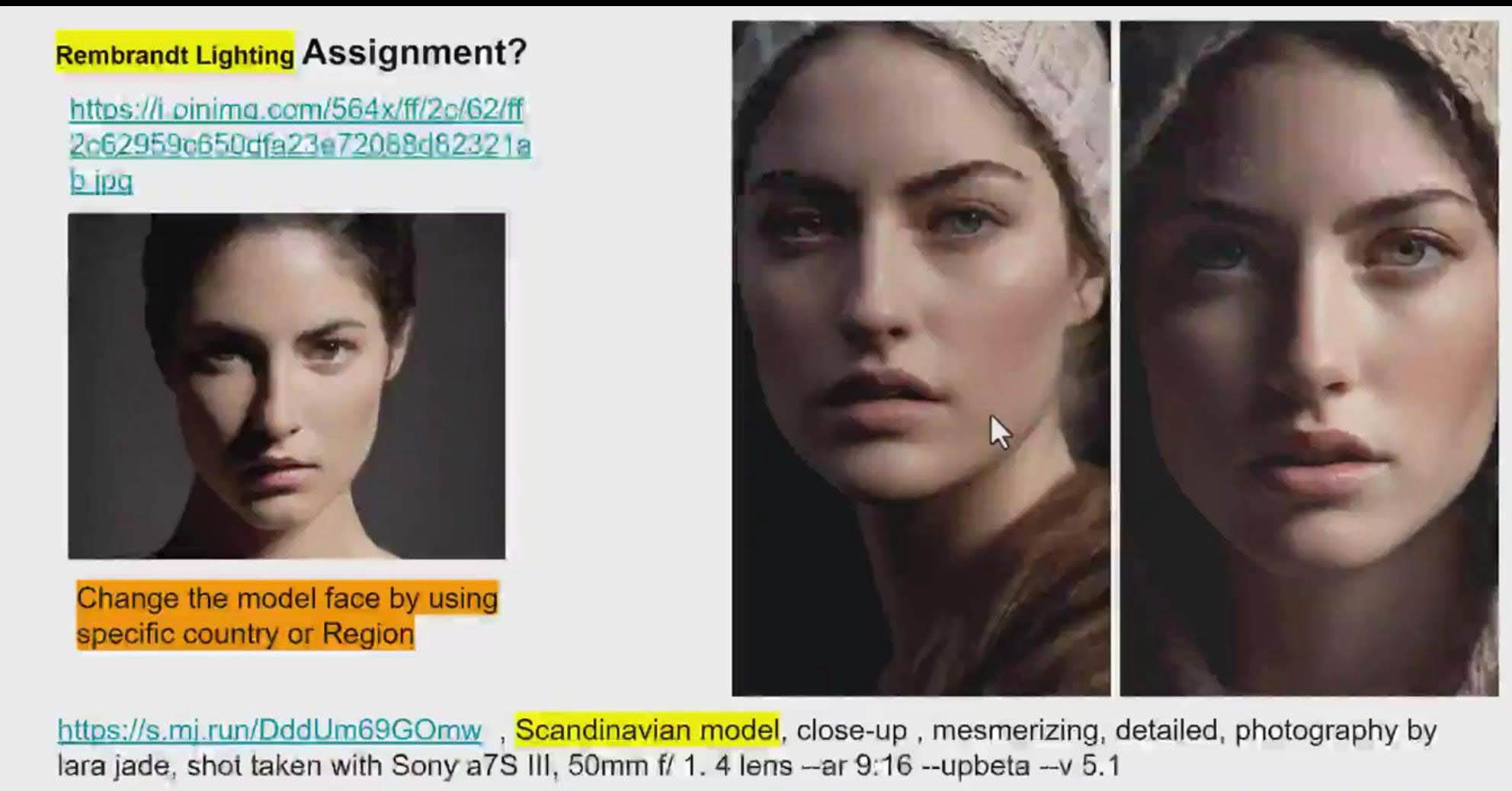Midjourney v5 ChatGPT 和 Bard AI人工智能人像摄影大师班-15节-中英字幕-星河网创