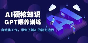 AI硬核知识-GPT喂养训练,自动化工作,带你了解AI的能力边界(10节课)-星河网创