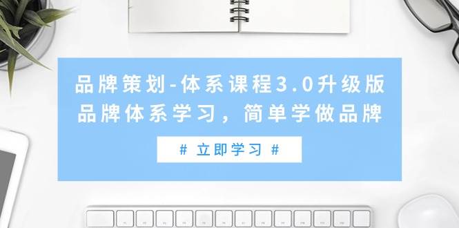 品牌策划-体系课程3.0升级版，品牌体系学习，简单学做品牌（高清无水印）-星河网创