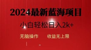 2024蓝海项目ai自动生成视频分发各大平台,小白操作简单,日入2k+-星河网创