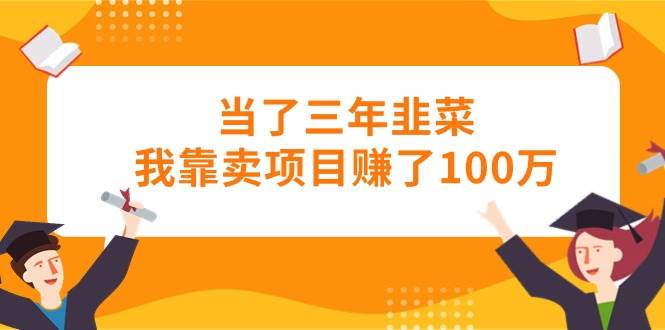 当了三年韭菜我靠卖项目赚了100万-星河网创
