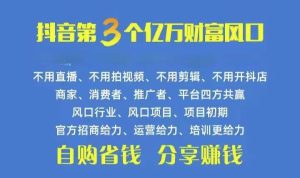 火爆全网的抖音优惠券 自用省钱 推广赚钱 不伤人脉 裂变日入500+ 享受…-星河网创