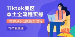 Tiktok-美区本土全流程实操课,带你从0-1跑通全流程(79节课)-星河网创
