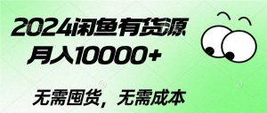 2024闲鱼有货源，月入10000+-星河网创