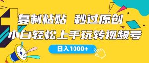 视频号新玩法 小白可上手 日入1000+-星河网创