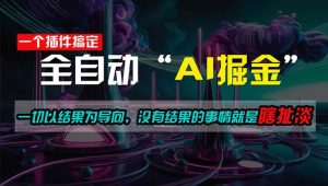 一插件搞定！每天半小时，日入500＋，一切以结果为导向，没有结果的事…-星河网创