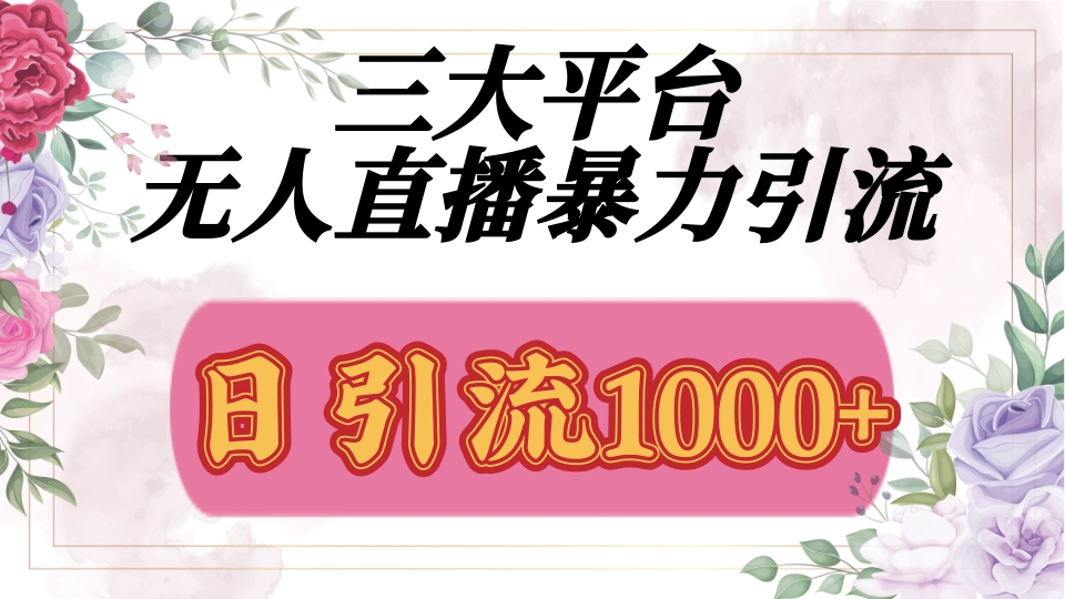 抖音，快手，视频号全平台通用，无人直播引流法，利用图片,模板,整套话术挂机全天支持矩阵操作，无限设备多开，超暴力引流，1000+高质量精准创业粉-星河网创