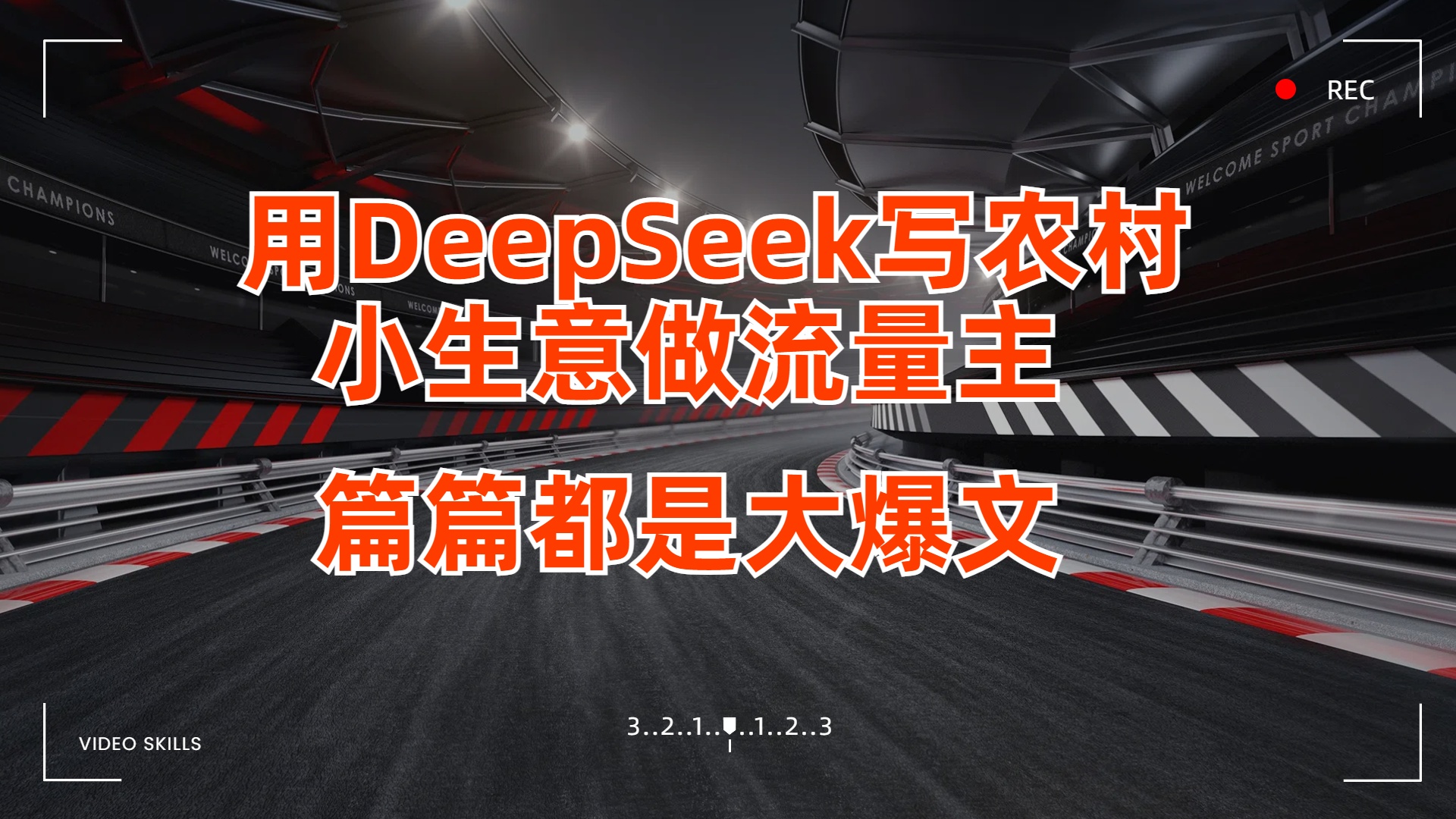 用DeepSeek写农村小生意做流量主，篇篇都是大爆文-星河网创