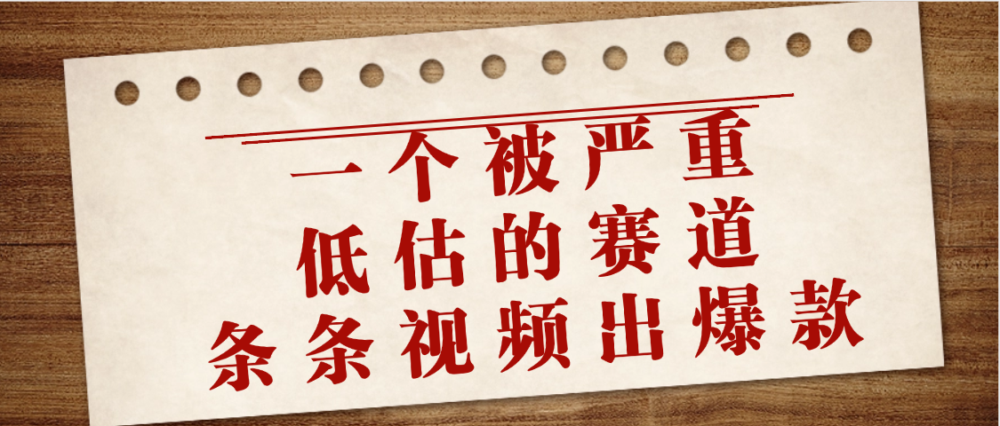 一个被严重低估的赛道,条条视频出爆款,一个月变现3万+-星河网创